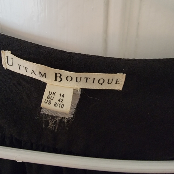 Short Sleeve Black Dress - Picture 2 of 2